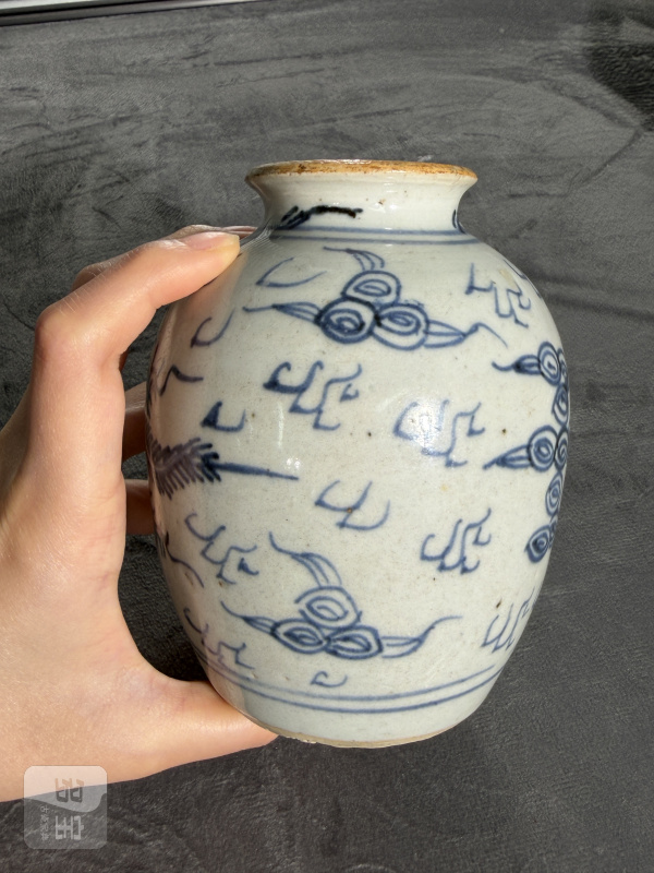清雍正青花凤纹小罐 - 图4
